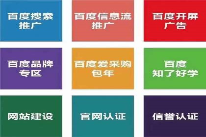 百度推广月费最低预算案例